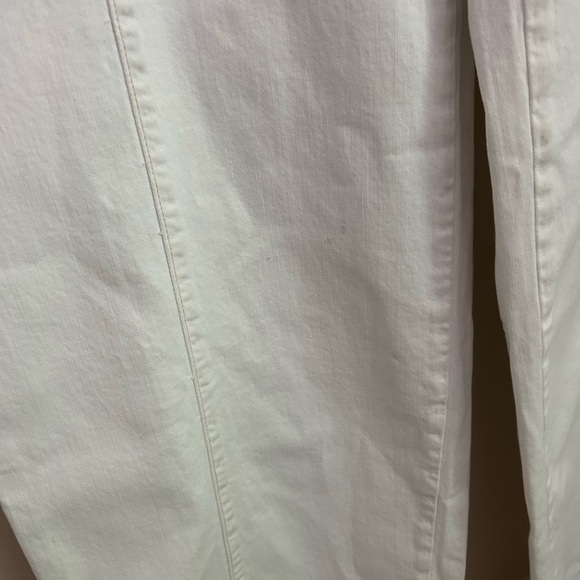 Hudson Women's Maternity Utility Wide-Leg Cargo Jeans in White Size 33 - Picture 5 of 10